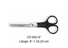 Load image into Gallery viewer, Modeling scissors CD831-6 with teeth on one side from Weltmeister® Solingen for cutting transitions