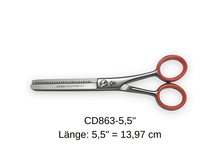 Load image into Gallery viewer, Modeling scissors CD863-5.5 toothed on one side 5.5" from Weltmeister® Solingen