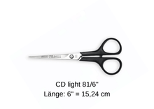 Lade das Bild in den Galerie-Viewer, Haarschere CD81-6 gerade Klingen 6" von Weltmeister® Solingen