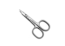 Load image into Gallery viewer, top seller! Solingen nail scissors / cuticle scissors WM102TS with tower tip and patented special cut 3.5" from Weltmeister® Solingen