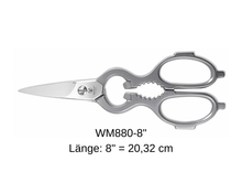 Lade das Bild in den Galerie-Viewer, Küchenschere WM880 rostfrei, spülmaschinenfest, mit Flaschenöffner von Weltmeister®