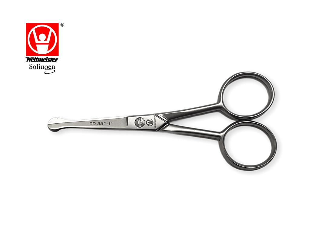 Dog scissors / paw scissors WM351-4 curved blades 4
