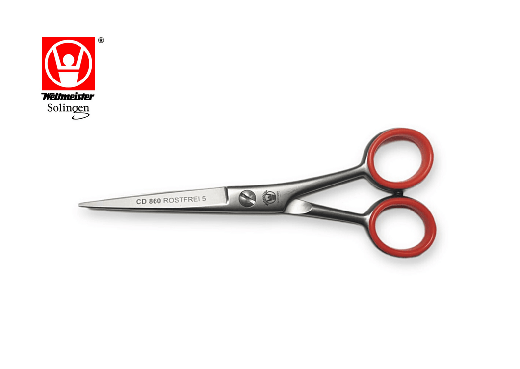 Hair scissors CD860-5 straight blades 5