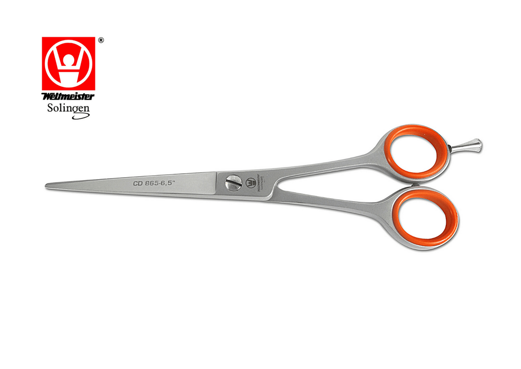 Dog scissors CD865-6.5 straight blades 6.5