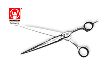 Load image into Gallery viewer, Dog scissors CD900-8 slightly curved blade 8&quot; by Weltmeister® Solingen, micro-serrated on one side
