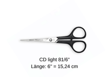 Load image into Gallery viewer, Hair scissors CD81-6 straight blades 6&quot; from Weltmeister® Solingen
