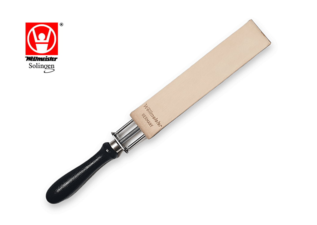 Tensioning straps made of quality leather from Weltmeister® Solingen