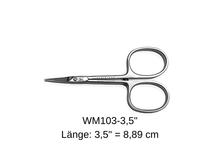 Load image into Gallery viewer, Bestseller! Cuticle scissors WM103 with patented special cut 3.5&quot; from Weltmeister® Solingen
