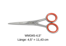 Load image into Gallery viewer, Dog scissors WM345-4.5 straight blades 4.5&quot; from Weltmeister® Solingen
