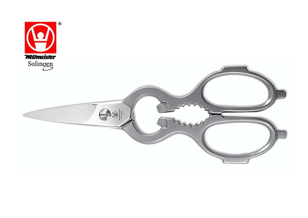 Kitchen scissors WM880 stainless, dishwasher safe, with bottle opener from Weltmeister®